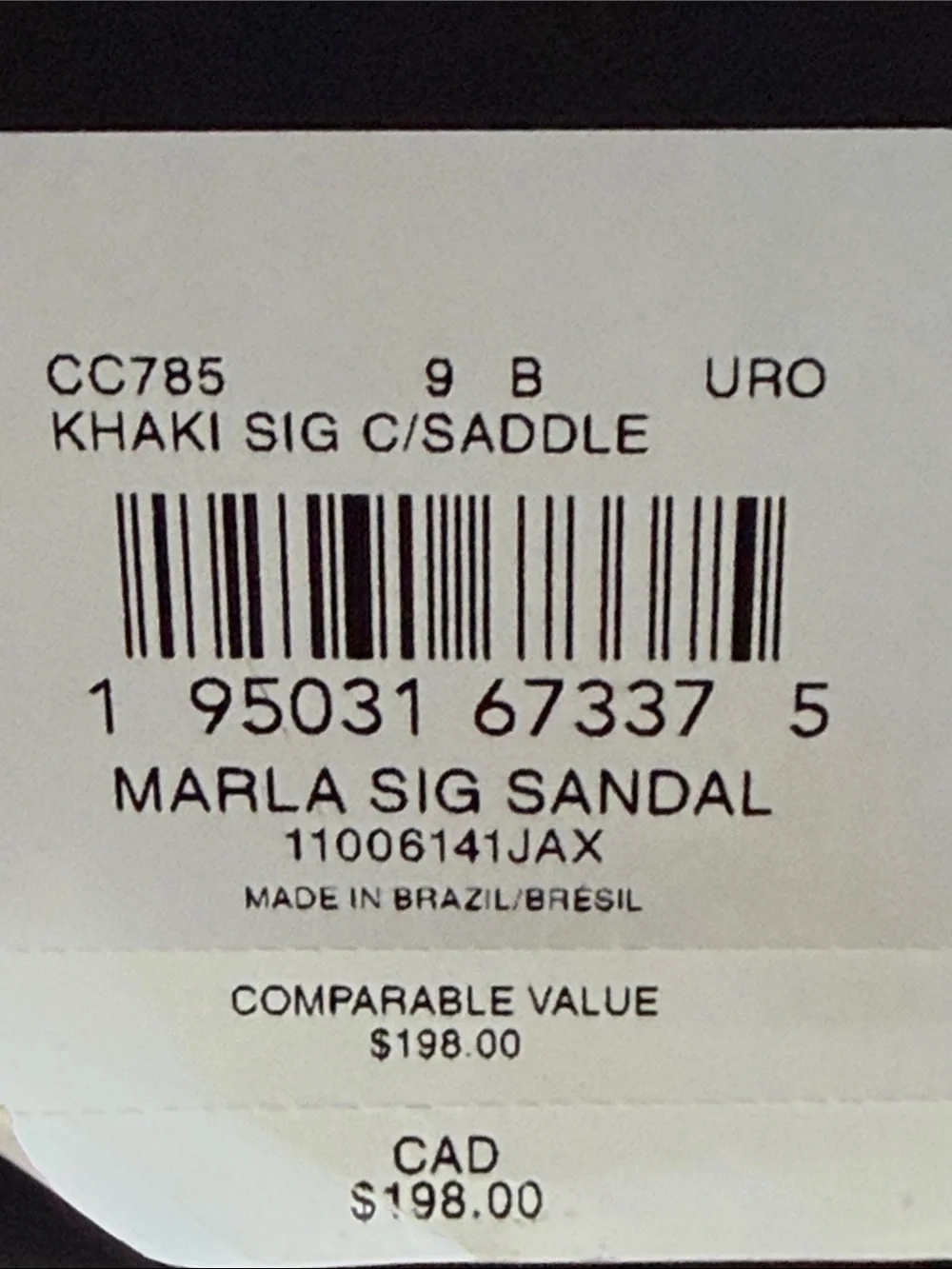 NIB Coach Marla Signature Canvas Sandals Size 9